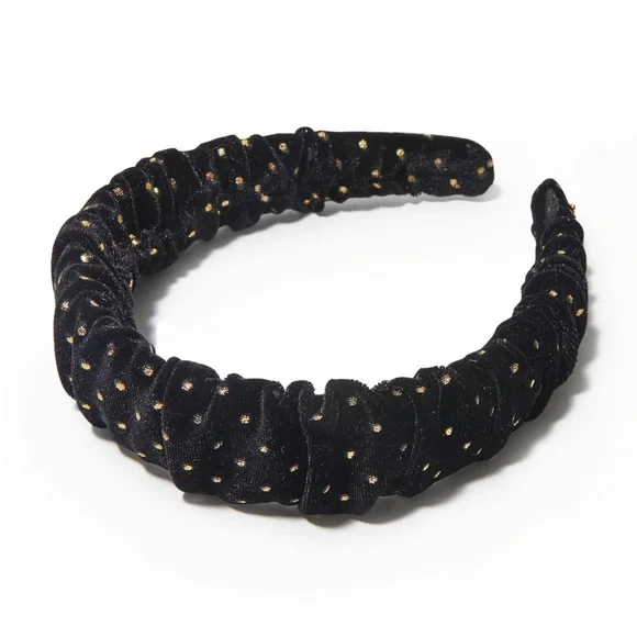 Lele Sadoughi | Accessories | Lele Sadoughi Jet Dot Velvet  display picture 1